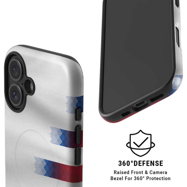 USA Soccer Flag iPhone 16 Magsafe Impact Case