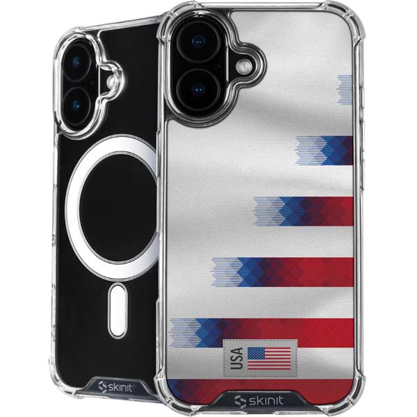 USA Soccer Flag iPhone 17 MagSafe Case