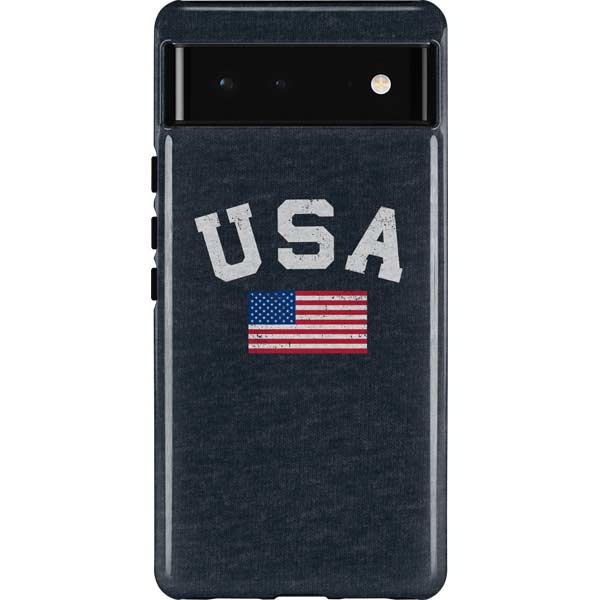 USA with American Flag Pixel Cases
