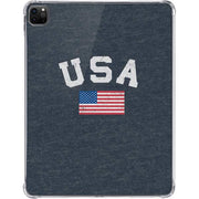 USA with American Flag iPad Pro 11in (2024) Clear Case