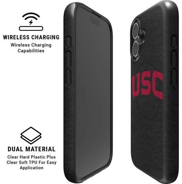 University of Southern California USC Bold Logo iPhone 16 Magsafe Impact Case