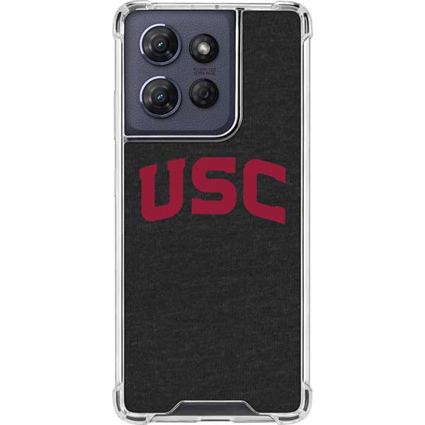 University of Southern California USC Bold Logo Moto G 5G (2025) Clear Case
