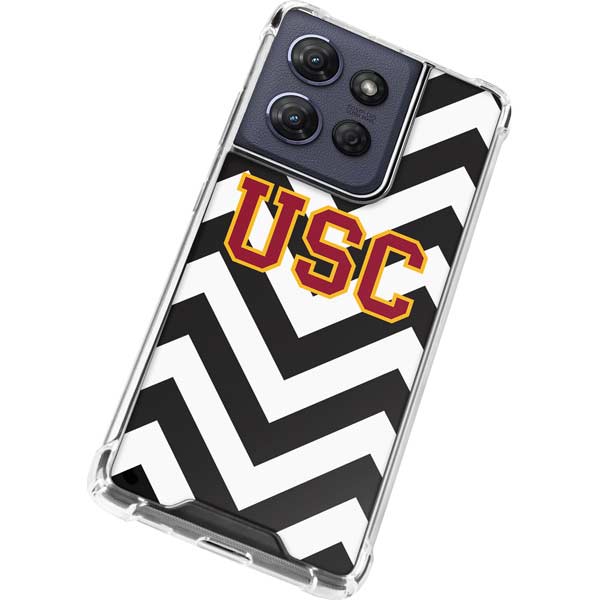 University of Southern California USC Chevron Moto G 5G (2025) Clear Case