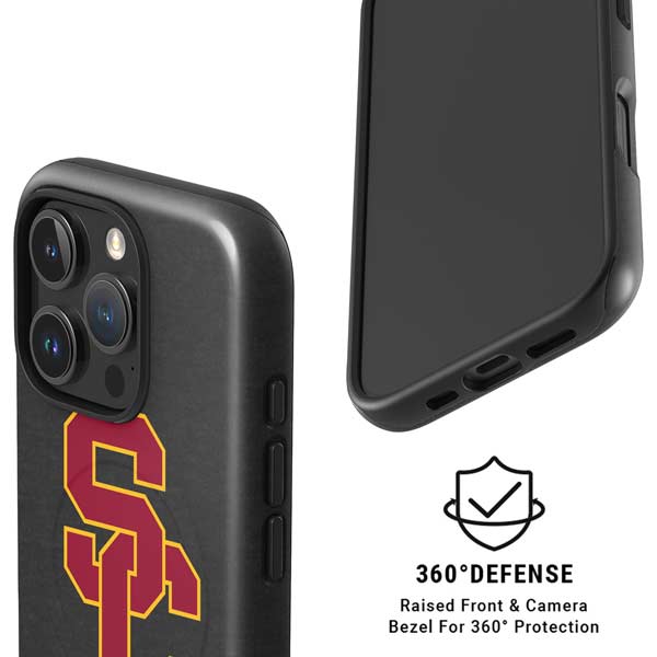 University of Southern California USC Dark Grey Logo iPhone 16 Pro Max Magsafe Impact Case