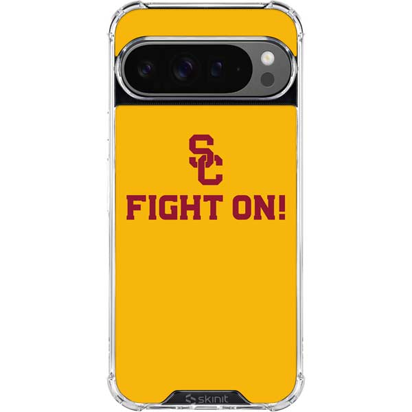 University of Southern California USC Fight On Gold Google Pixel 10 Pro Clear Case