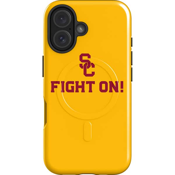 University of Southern California USC Fight On Gold iPhone 16 Magsafe Impact Case