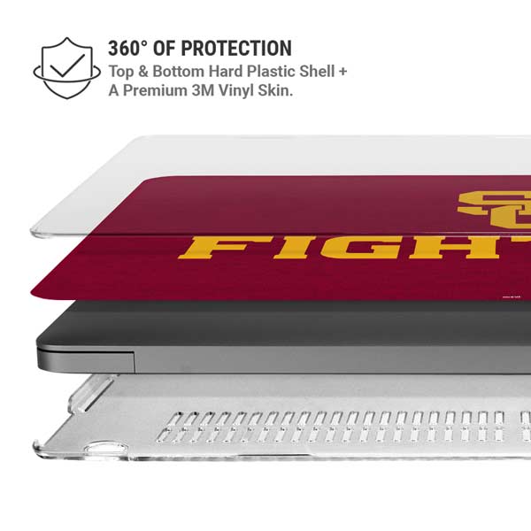 University of Southern California USC Fight On MacBook Pro 14in (2021-24) Case plus Skin