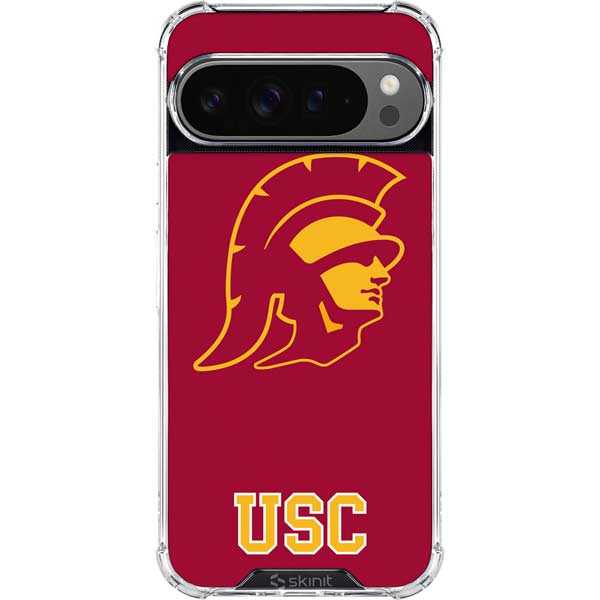 University of Southern California USC Gold Trojan Mascot Google Pixel 10 Pro XL Clear Case