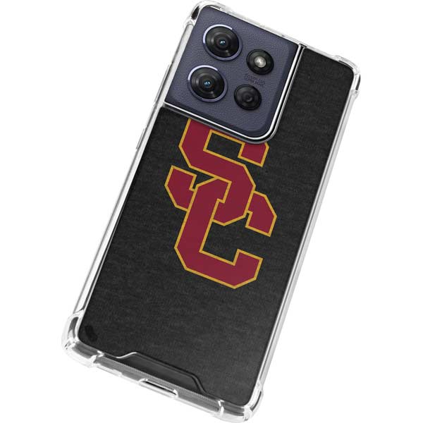 University of Southern California USC Grey Logo Moto G Power 5G (2025) Clear Case