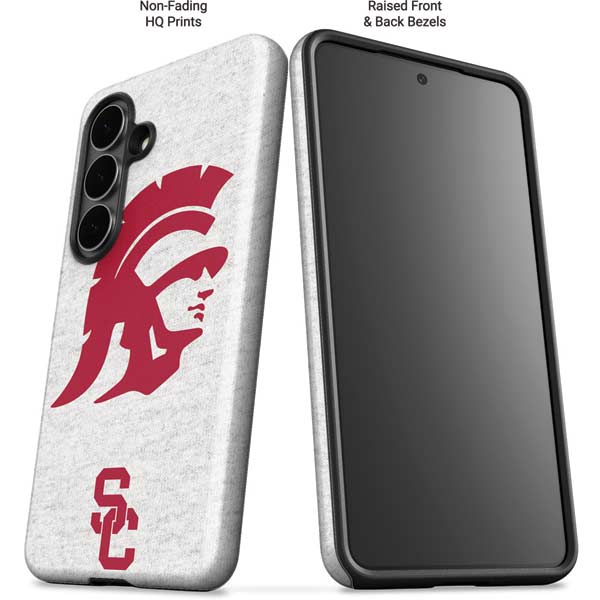 University of Southern California USC Grey Trojan Mascot Galaxy S26 Impact Case