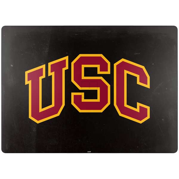 University of Southern California USC Logo Black Distressed Surface Laptop 7 15in Skin