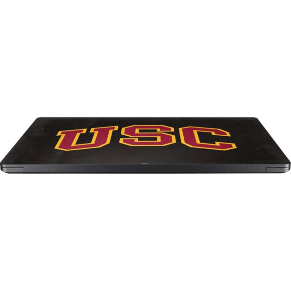 University of Southern California USC Logo Black Distressed Surface Laptop 7 15in Skin