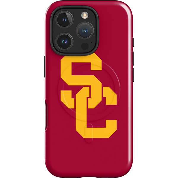 University of Southern California USC Red Logo iPhone 16 Pro Magsafe Impact Case