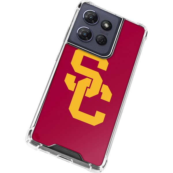 University of Southern California USC Red Logo Moto G 5G (2025) Clear Case
