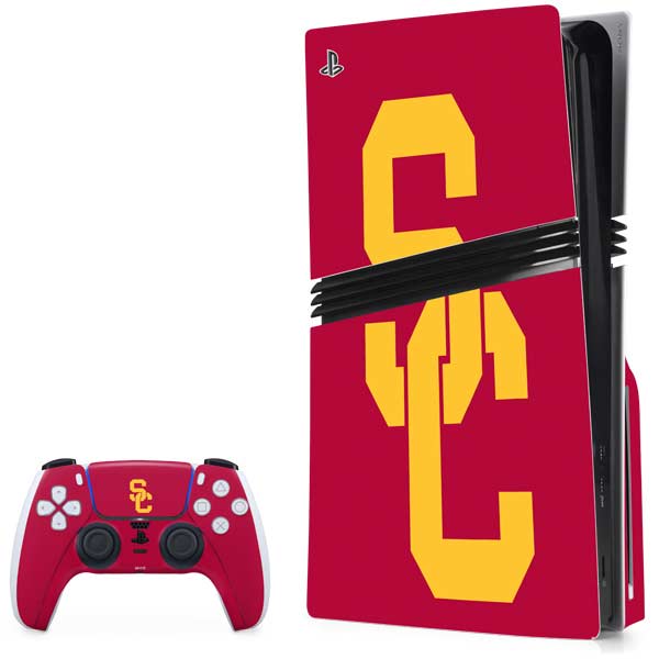 University of Southern California USC Red Logo PlayStation PS5 Skins