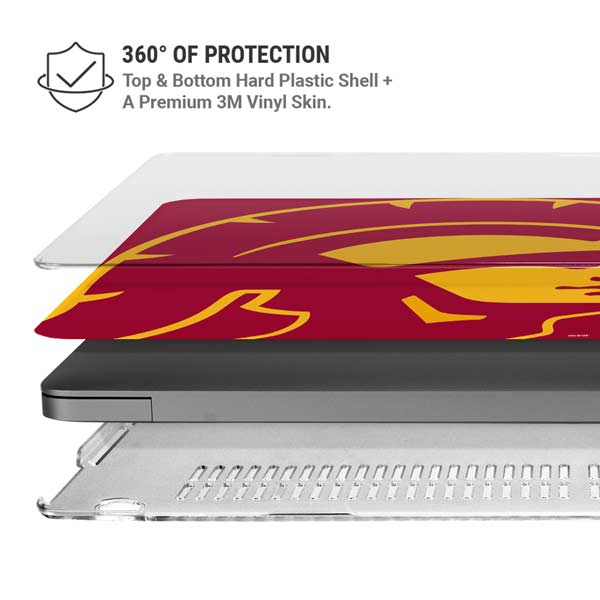 University of Southern California USC Trojan Large Mascot MacBook Pro 14in (2021-24) Case plus Skin