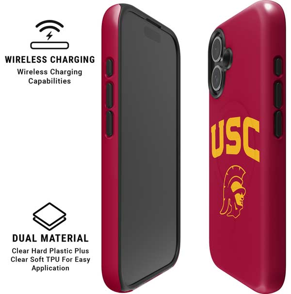 University of Southern California USC Trojan Logo iPhone 17 Magsafe Impact Case