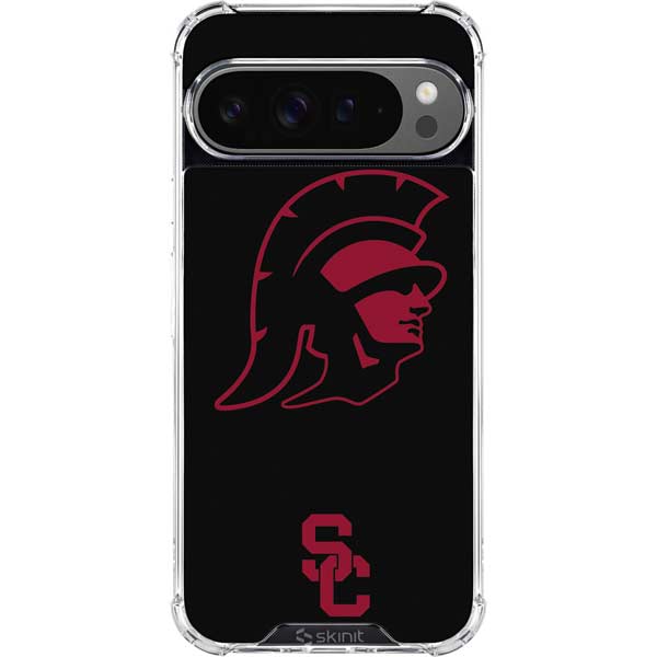 University of Southern California USC Trojan Mascot Google Pixel 10 Pro XL Clear Case