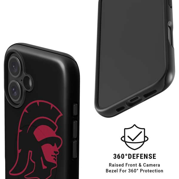 University of Southern California USC Trojan Mascot iPhone 16 Magsafe Impact Case