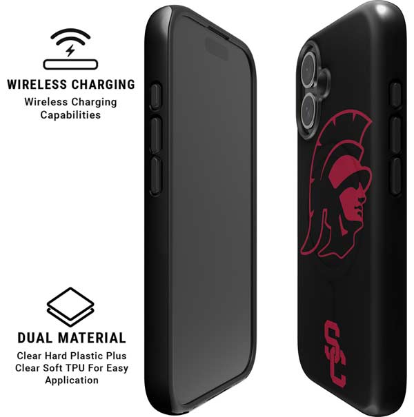 University of Southern California USC Trojan Mascot iPhone 16 Magsafe Impact Case