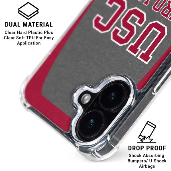 University of Southern California USC Trojans iPhone 17 Clear Case