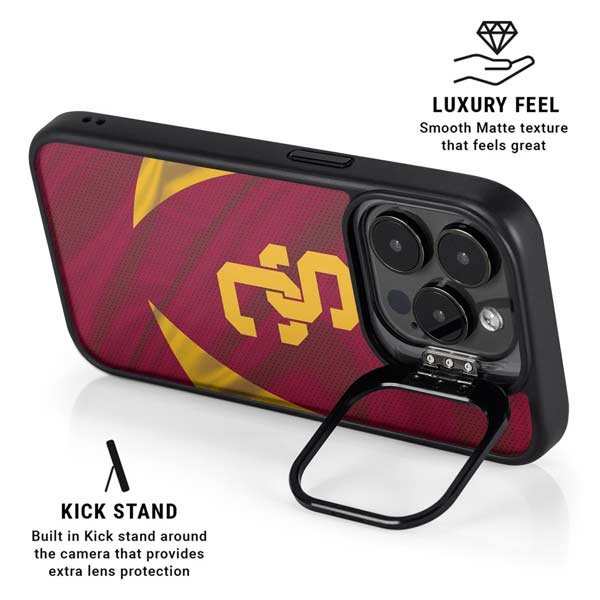 University of Southern California USC Trojans Jersey iPhone 14 Pro Kickstand Case