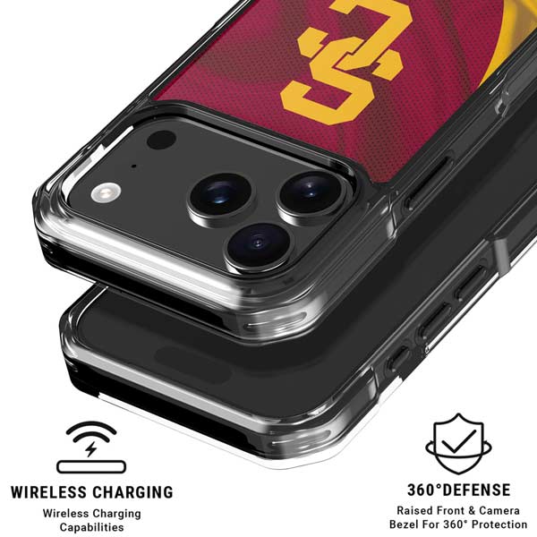 University of Southern California USC Trojans Jersey iPhone 17 Pro Clear Case
