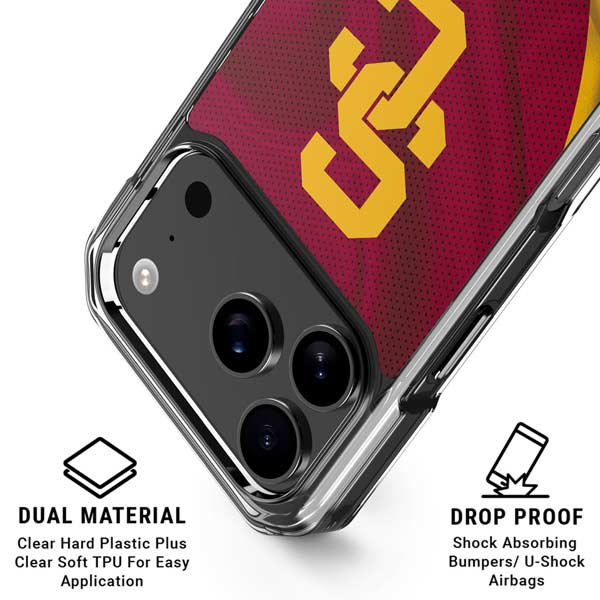 University of Southern California USC Trojans Jersey iPhone 17 Pro Clear Case