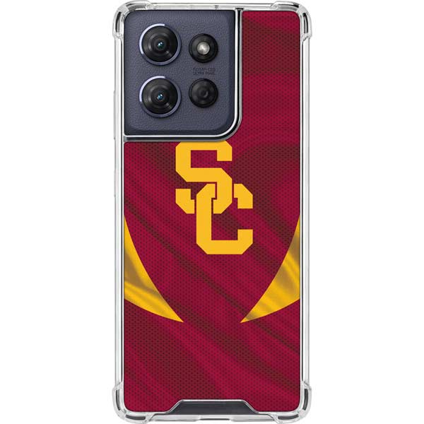 University of Southern California USC Trojans Jersey Moto G 5G (2025) Clear Case