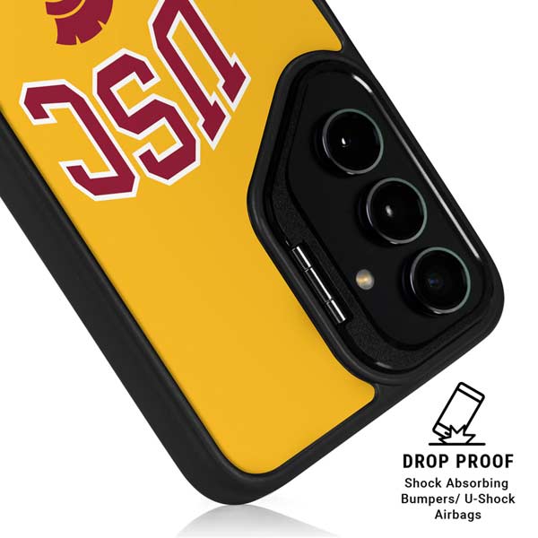 University of Southern California USC Trojans Yellow Galaxy S26 Plus Kickstand Case
