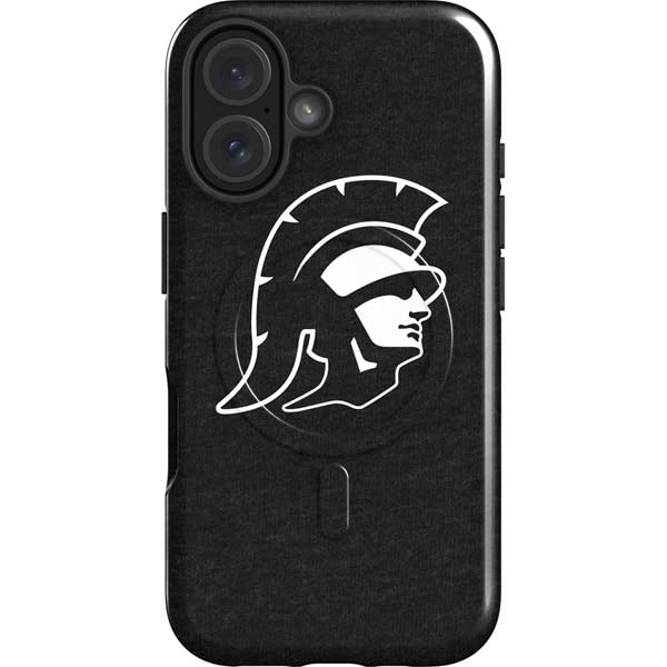 University of Southern California USC White Trojan Mascot iPhone 16 Magsafe Impact Case