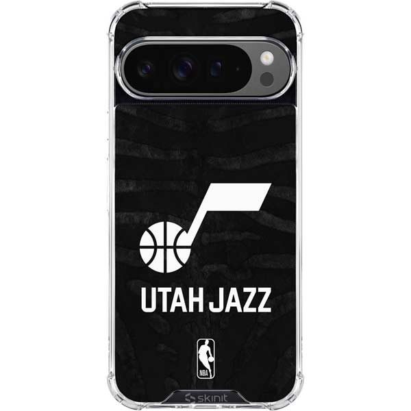 NBA Utah Jazz Black Animal Print Google Pixel 10 Pro Clear Case