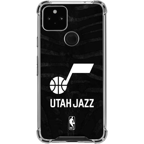 NBA Utah Jazz Black Animal Print Pixel Cases