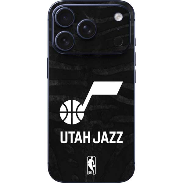 NBA Utah Jazz Black Animal Print iPhone 17 Pro Max Skin