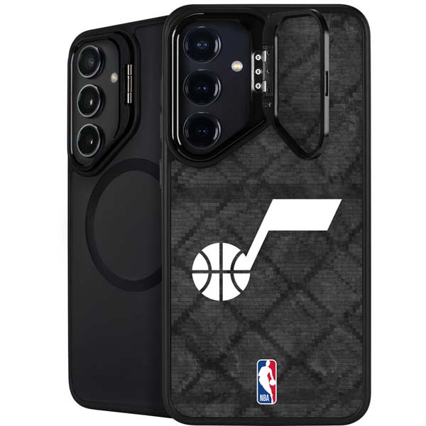 NBA Utah Jazz Black Rust Galaxy S26 Plus Kickstand Case