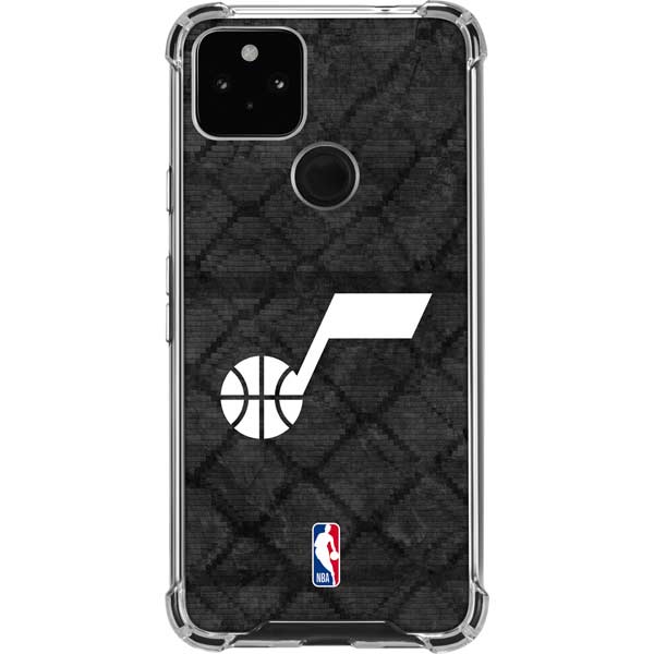 NBA Utah Jazz Black Rust Pixel Cases
