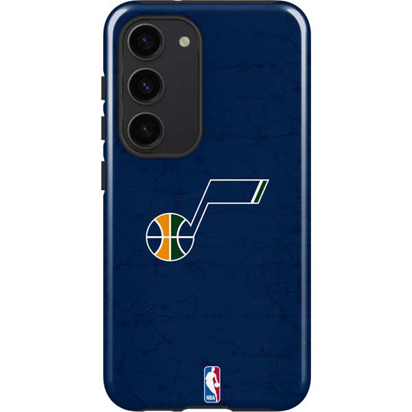NBA Utah Jazz Yellow Texture Galaxy S23 Pro Case