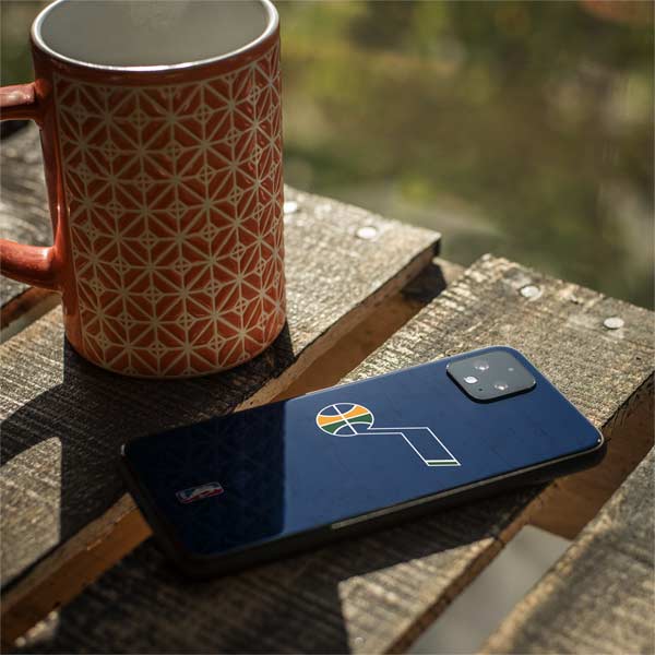 NBA Utah Jazz Yellow Texture Google Pixel 4 Skin