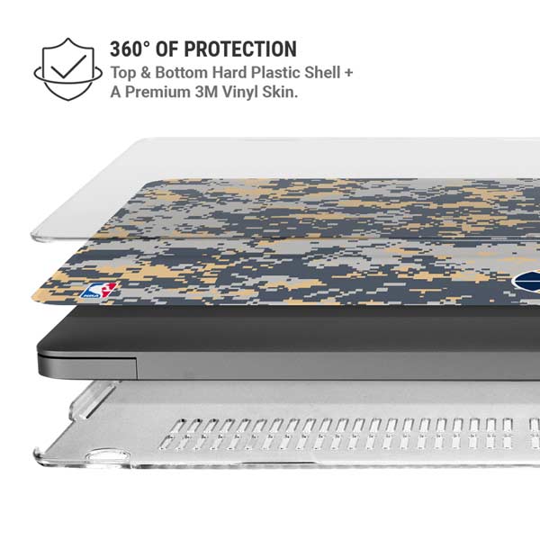 NBA Utah Jazz Grey Digi Camo MacBook Pro 14in (2021-24) Case plus Skin