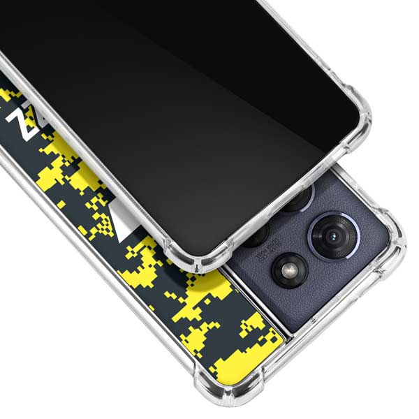 NBA Utah Jazz Grey Digi Camo Moto G 5G (2025) Clear Case