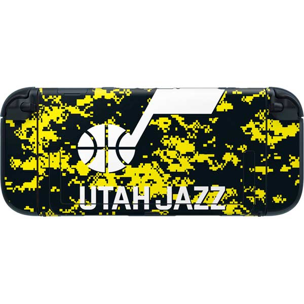 NBA Utah Jazz Grey Digi Camo Nintendo Switch 2 (2025) with Joy-Con Skin