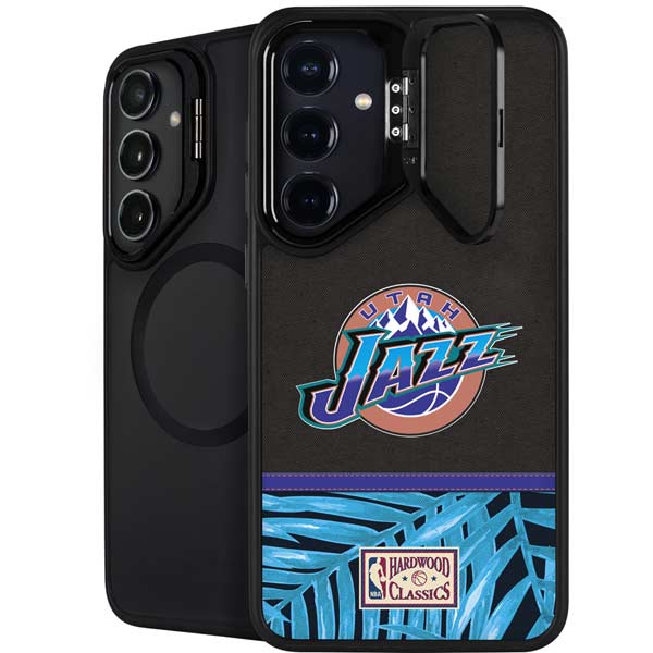 NBA Utah Jazz Retro Palms Galaxy S26 Plus Kickstand Case