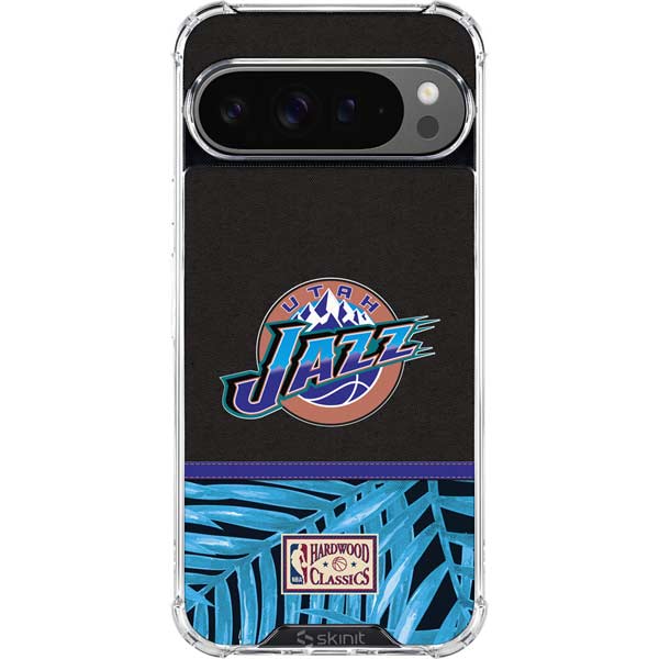NBA Utah Jazz Retro Palms Google Pixel 10 Pro XL Clear Case