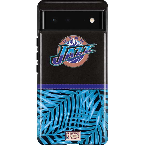 NBA Utah Jazz Retro Palms Pixel Cases