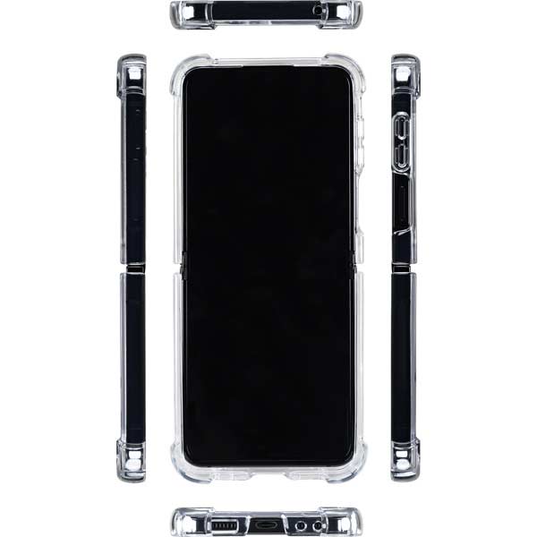 NBA Utah Jazz Standard - Black Galaxy Z Flip5 5G Clear Case