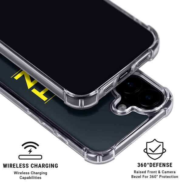 NBA Utah Jazz Standard - Black iPhone 17 Clear Case