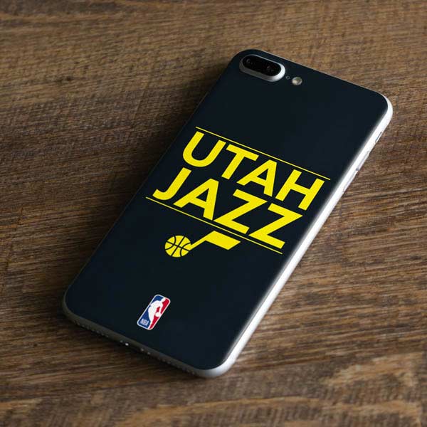 NBA Utah Jazz Standard - Black iPhone 8 Plus Skin