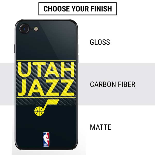 NBA Utah Jazz Standard - Black iPhone SE (2nd & 3rd Gen) Skin