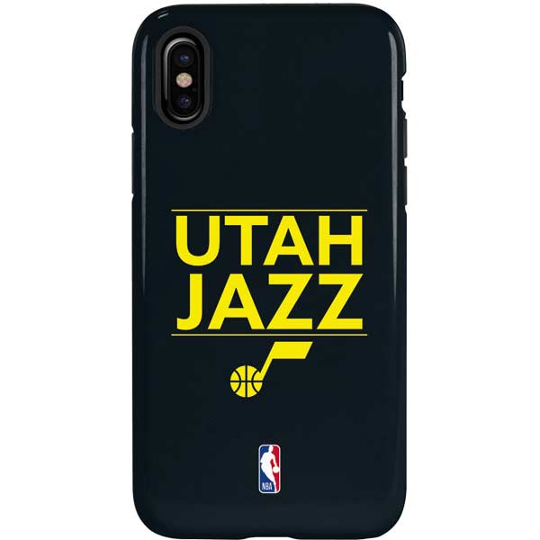 NBA Utah Jazz Standard - Black iPhone XS Pro Case