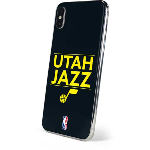 NBA Utah Jazz Standard - Black iPhone XS Skin